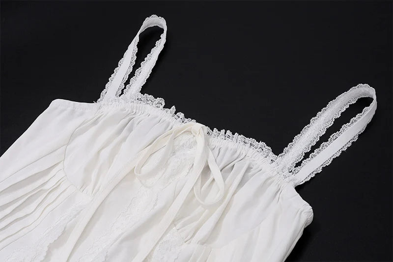 Minivestido Plisado sin Mangas