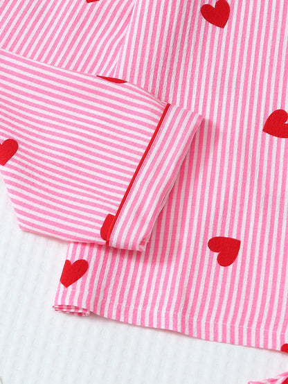 Conjunto De Pijama A Rayas