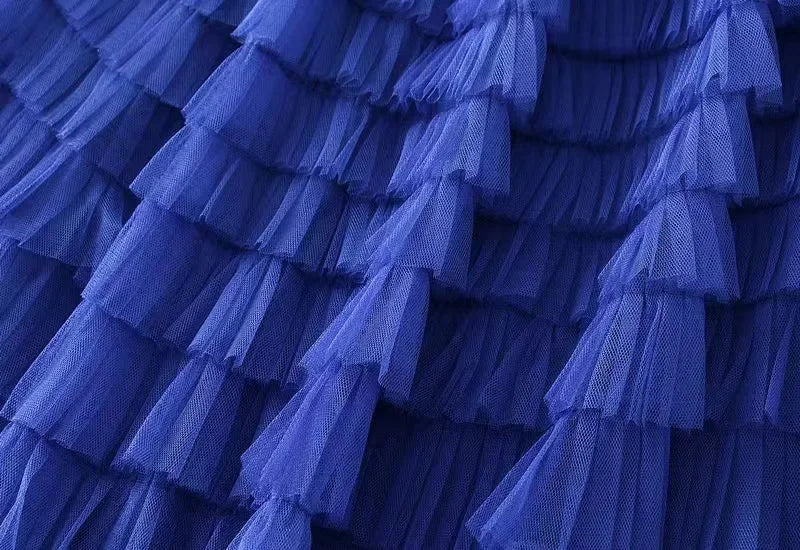 Falda de Malla en Capas