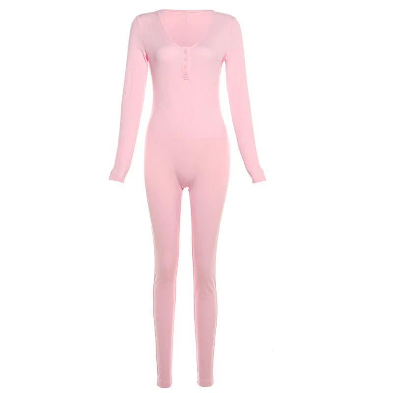 Mono de Cuello Bajo con Botones