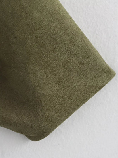 Chaqueta con Textura de gamuza