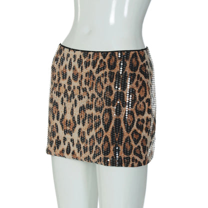 Falda Corta de Lentejuelas
