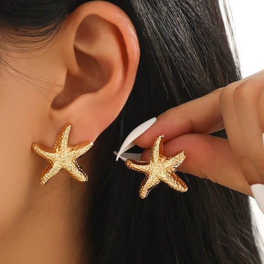 Pendientes de Estrella de Mar