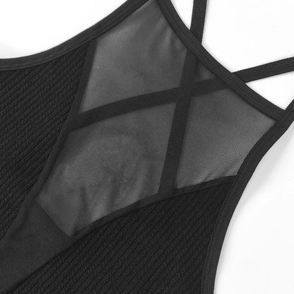 Camisola de malla Bralette