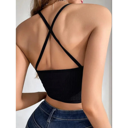 Camisola de malla Bralette