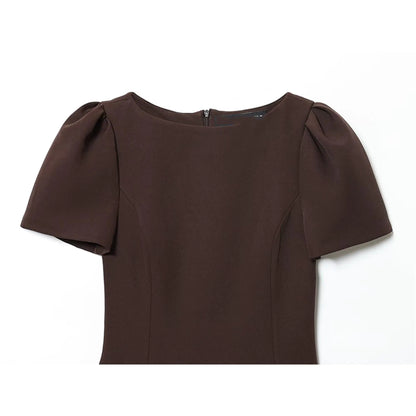 Minivestido Elegante De Manga Corta