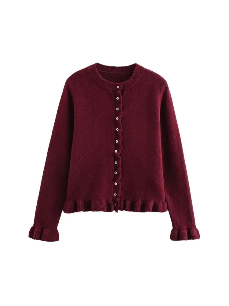 Cárdigan con Volantes