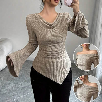 Blusa De Hombro Asimétrico