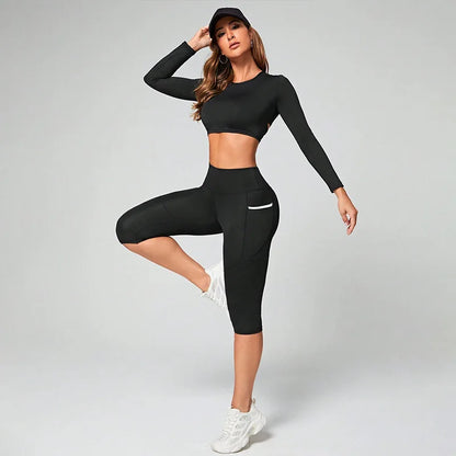 Pantalones de yoga de cintura alta