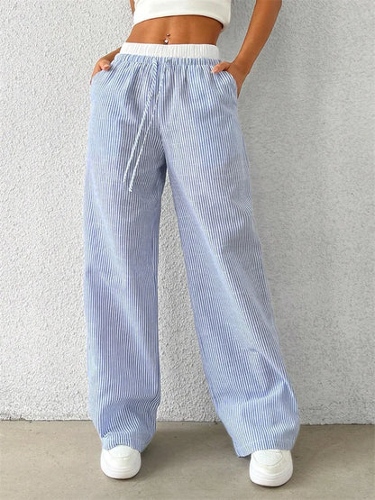 Pantalon Casual de pierna Ancha