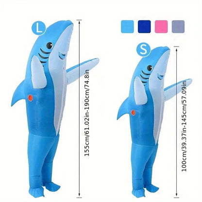Traje Inflable con Diseño de Tiburón