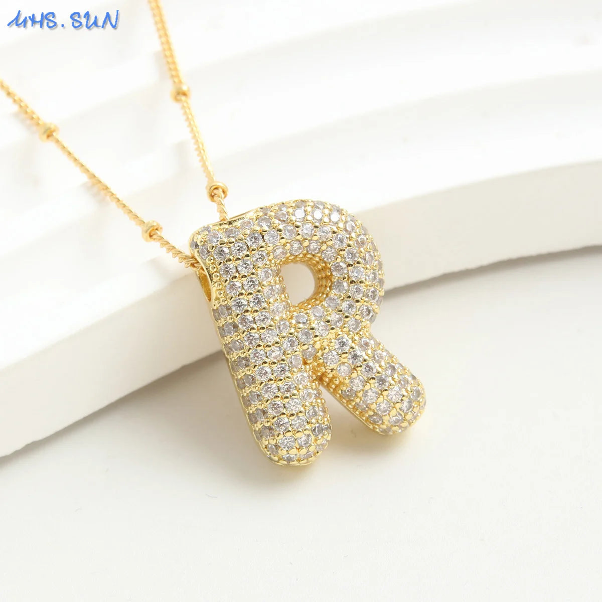 Collar Con Letra De Globo