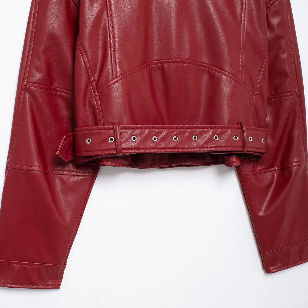 Chaqueta de Piel Sintética