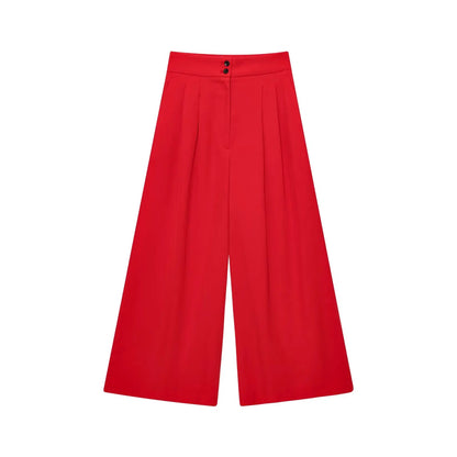 Conjunto de Pantalón y Top sin Mangas con Cuello en V