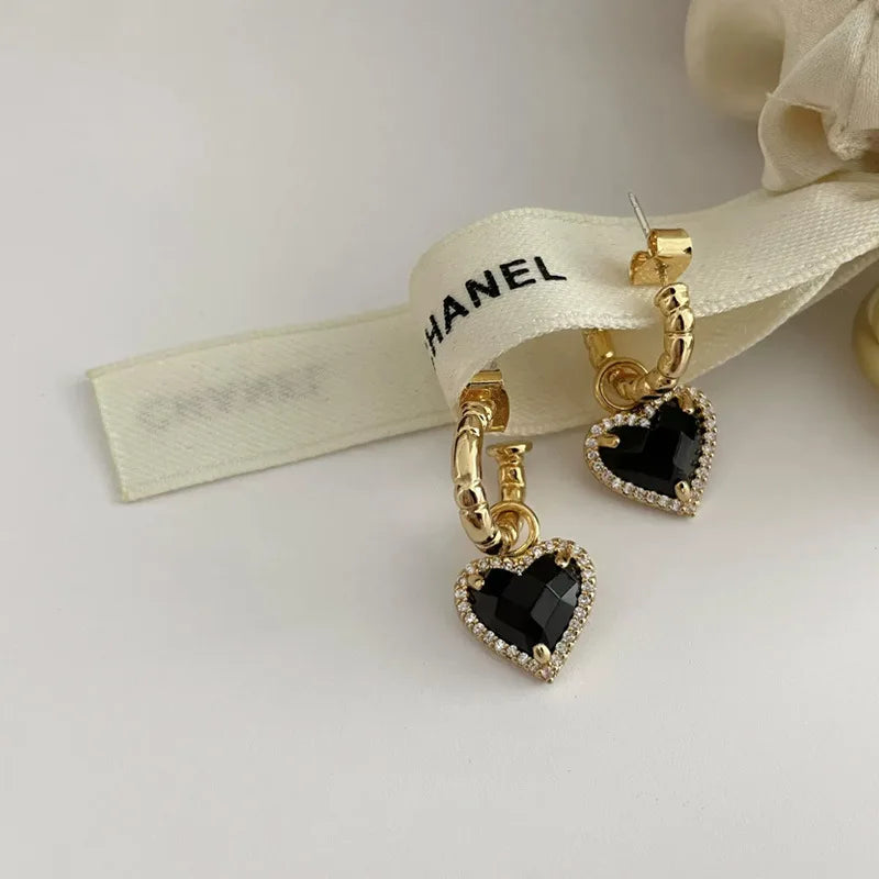 Pendientes Con Forma De Corazón