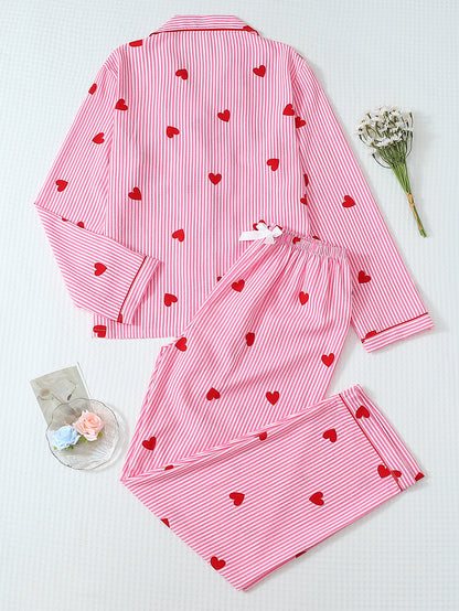 Conjunto De Pijama A Rayas