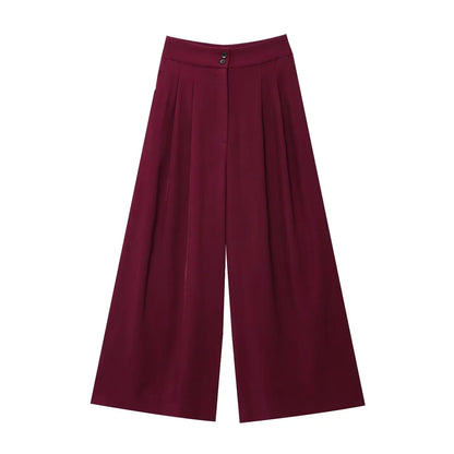 Conjunto de Pantalón y Top sin Mangas con Cuello en V