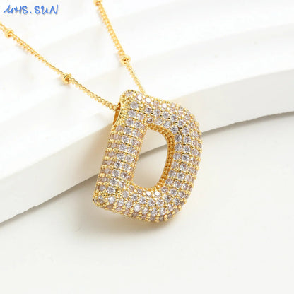 Collar Con Letra De Globo
