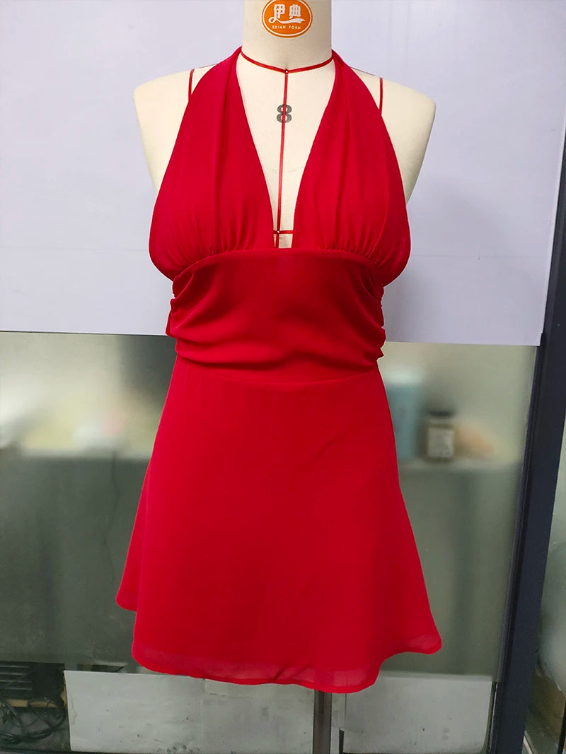 Vestido con Espalda Descubierta