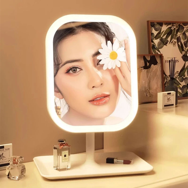 Espejo de tocador con luz LED táctil de 3 tonos - foto 3