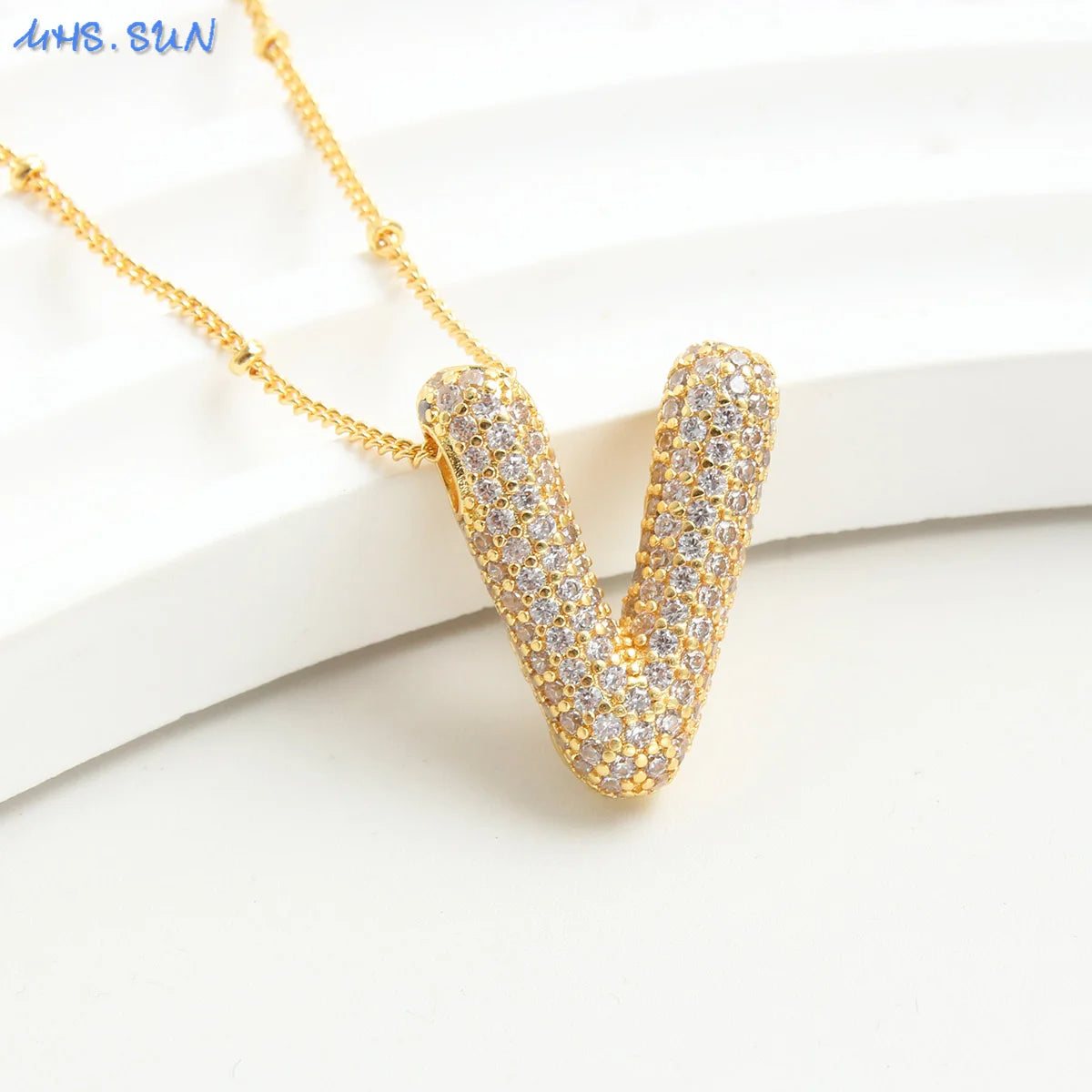 Collar Con Letra De Globo