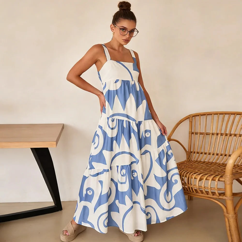 Vestido Largo Sin Mangas