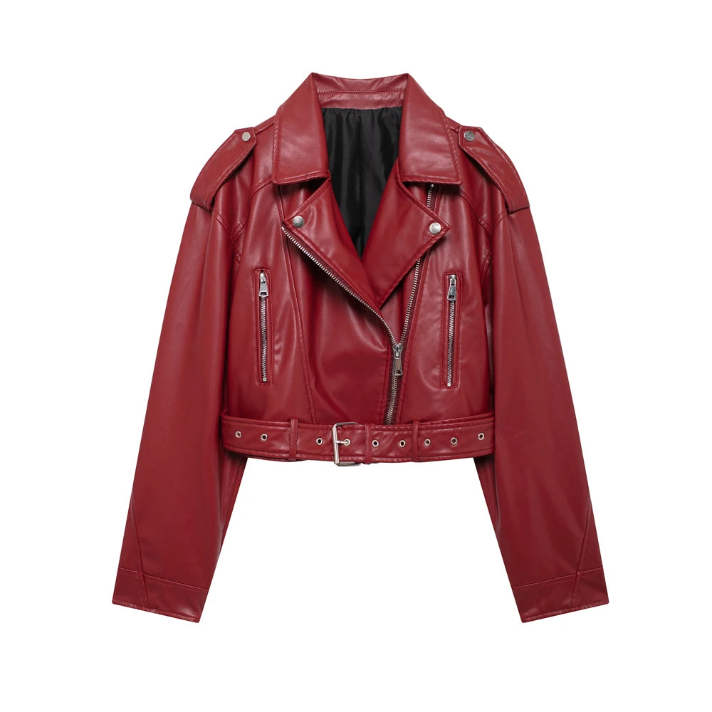 Chaqueta de Piel Sintética