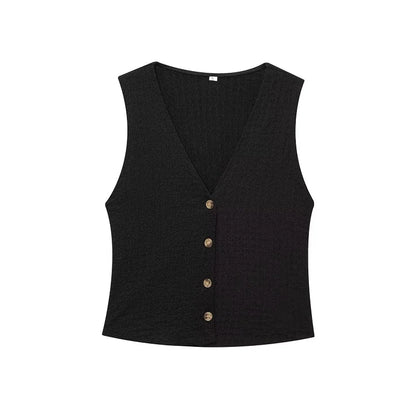 Conjunto de Pantalon y Chaleco sin Mangas