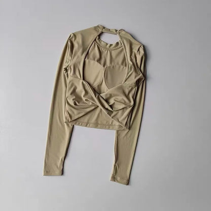 Blusa Deportiva Con Espalda Descubierta